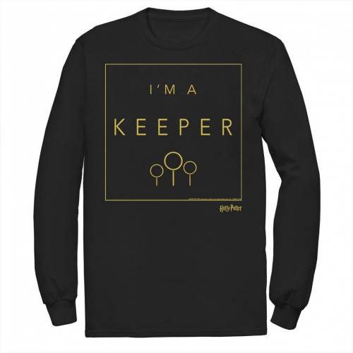 ハリーポッター Tシャツ I'M 【 HARRY POTTER QUIDDITCH A KEEPER TEE / 】 メンズファッション トップス カットソー