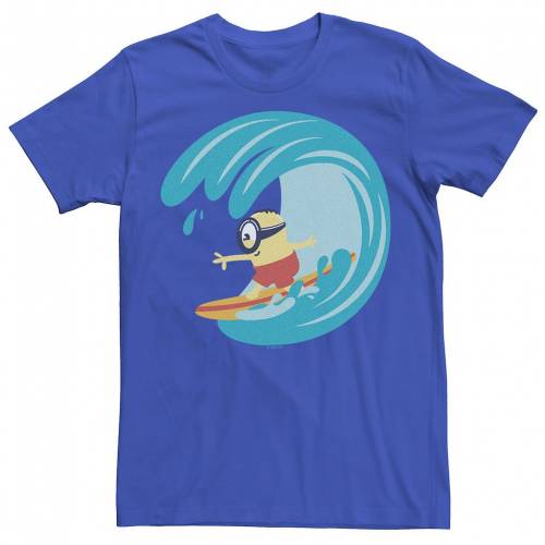 キャラクター ウェーブ ウェイブ Tシャツ 【 LICENSED CHARACTER DESPICABLE ME MINIONS SURFS UP TIDAL WAVE TEE / 】 メンズファッション トップス カットソー｜スニケス