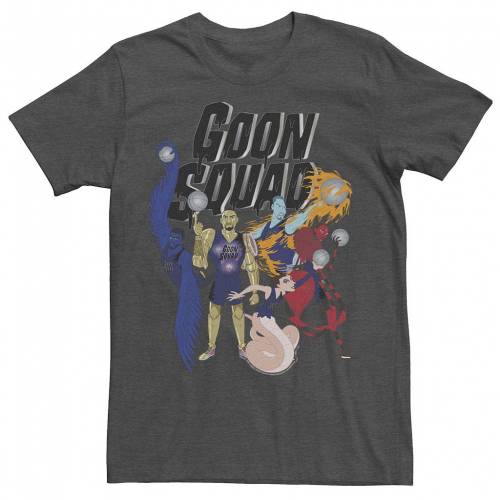 キャラクター ジャム Tシャツ チャコール ヘザー スペースジャム 【 LICENSED CHARACTER SPACE JAM 2 GOON SQUAD GROUP PORTRAIT TEE / CHARCOAL HEATHER 】 メンズファッション トップス カットソー|スニケス