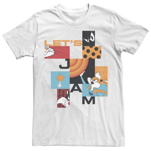 キャラクター ジャム Tシャツ 白色 ホワイト スペースジャム LET'S 【 LICENSED CHARACTER SPACE JAM 2 COLLAGE TEE / WHITE 】 メンズファッション トップス カットソー｜スニケス