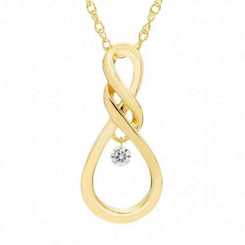 ボストン 銀色 シルバー ダイヤモンド ネックレス 【 BOSTON BAY DIAMONDS STERLING SILVER DANCING DIAMOND ACCENT INFINITY PENDANT NECKLACE / 】 ジュエリー アクセサリー レディースジュエリー ペンダント
