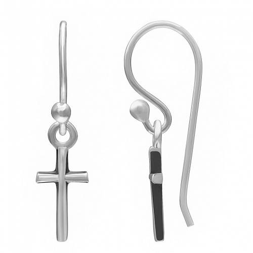 ファッションブランド カジュアル ジュエリー アクセサリー ファッション アクセサリー Fishhook 銀色 シルバー イヤリング Silver シルバー Primrose Sterling Cross Fishhook Earrings イヤリング Www Onlinetntj Com