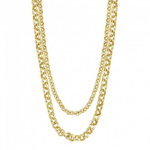 ネックレス 【 MC COLLECTIVE BOLD LAYERED ROLO CHAIN NECKLACE / 】 ジュエリー アクセサリー レディースジュエリー ペンダント