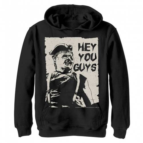 海外正規品 Licensed Character キャラクター フーディー パーカー 黒色 ブラック Licensed Character The Goonies Sloth Hey You Guys Portrait Hoodie Black キッズ ベビー マタニティ トップス スウェット 代引不可 Www Facisaune Edu Py