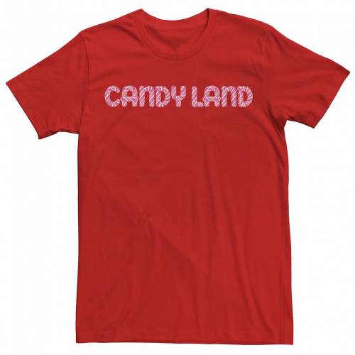 キャラクター クラシック ロゴ Tシャツ 赤 レッド 【 LICENSED CHARACTER CANDY LAND LINEAR CLASSIC LOGO TEE / RED 】 メンズファッション トップス カットソー