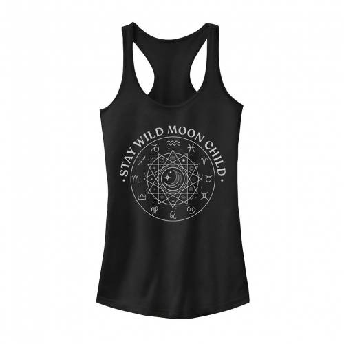 【★Fashion THE SALE★7/12午前10時迄】ワイルド タンクトップ 黒色 ブラック CHILD" 【 UNBRANDED STAY WILD MOON ASTROLOGY TANK TOP / BLACK 】 キッズ ベビー マタニティ トップス パーカー画像