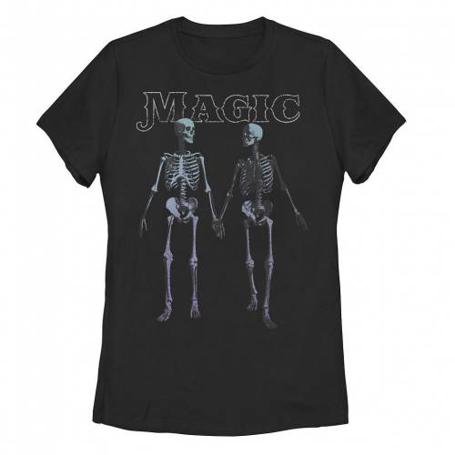 【★百貨店SALE★6/11夜夜中2時迄】神通力 グラフィック プルオーバー 黒いこと 黒いこと 【 UNBRANDED SKELETON MAGIC GRAPHIC TEE / BLACK 】 キッズ もの言う花 マタニティ トップス カットソー