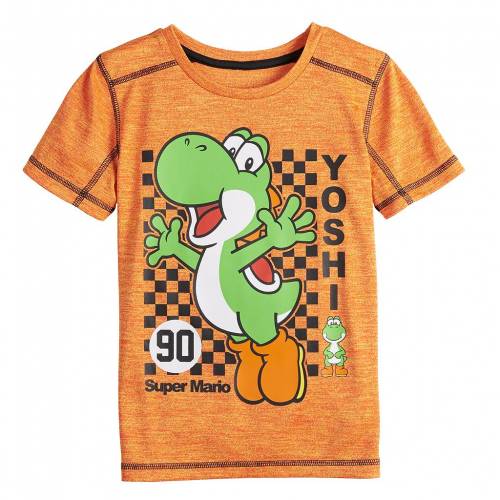 ファッションブランド キッズファッション カジュアル ファッション グラフィック Tシャツ 橙 グラフィック オレンジ ジュニア Tee キッズ Orange Jumping Beans Super Mario Yoshi Graphic Tee Tシャツ カットソー Thowheedvideo Com