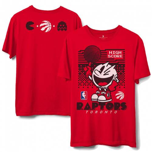 新作商品即出荷 ファッション 赤 レッド トロント X Tシャツ Tシャツ カットソー ラプターズ メンズ Unbranded ハイ ファッション ブランド カジュアル Red Junk Food Nba X Pac Man High Score Tshirt Rpt 送料無料キャンペーン
