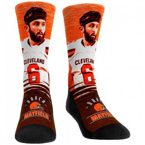 靴下 カジュアル 靴下 Rock Jumbotron Crew ブラウンズ ファッション Em メンズ ブラウンズ Unbranded Multi クリーブランド ファッションブランド Brn ソックス Mayfield 靴下 クルー Socks スニケス Baker Player