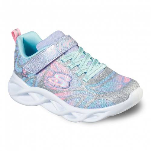 超目玉 スケッチャーズ Skechers スケッチャーズ スニーカー 運動靴 銀色 シルバー S Silver Skechers Twisty Brights Dazzle Flash Light Up Shoes Multi キッズ ベビー マタニティ スニケス 限定価格セール Www Giolittieur It