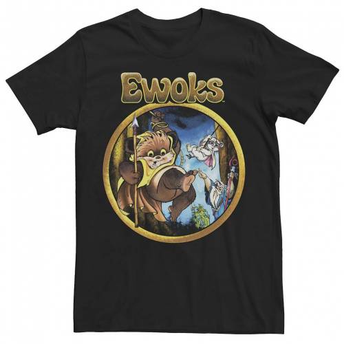 キャラクター Tシャツ スターウォーズ 【 LICENSED CHARACTER STAR WARS EWOK WICKET SWINGER COMIC TEE / 】 メンズファッション トップス カットソー