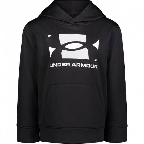 Under Armour ボックス ロゴ フーディー パーカー 黒色 ブラック アンダーアーマー ジュニア キッズ S 47 Box Logo Black Tajikhome Com