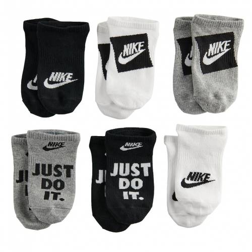 絶品 靴下 Nike ブラック 黒色 靴下 Nike ナイキ S 下 マタニティ ベビー キッズ Black Socks Noshow Lightweight 6pack