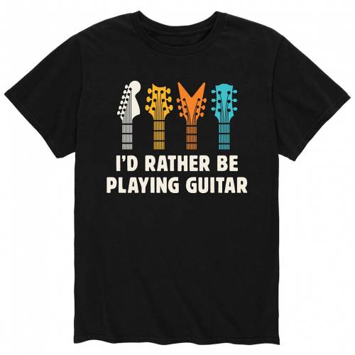 キャラクター Tシャツ 【 LICENSED CHARACTER ID RATHER BE PLAYING GUITAR TEE / 】 メンズファッション トップス カットソー