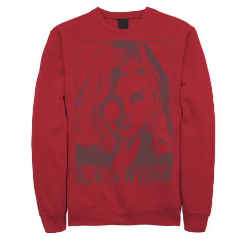 キャラクター ネクタイ スウェットシャツ トレーナー 赤 レッド メンズ Red Licensed Character Marvel Tie Dye Widow Sweatshirt Cdm Co Mz