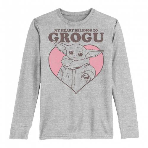 キャラクター Tシャツ ヘザー スターウォーズ Valentine S Grogu ジュニア キッズ Heather Licensed Character The Mandalorian Day My Heart Belongs To Child Aka Yoda Tee Athletic Exclusivetoyrentals Com