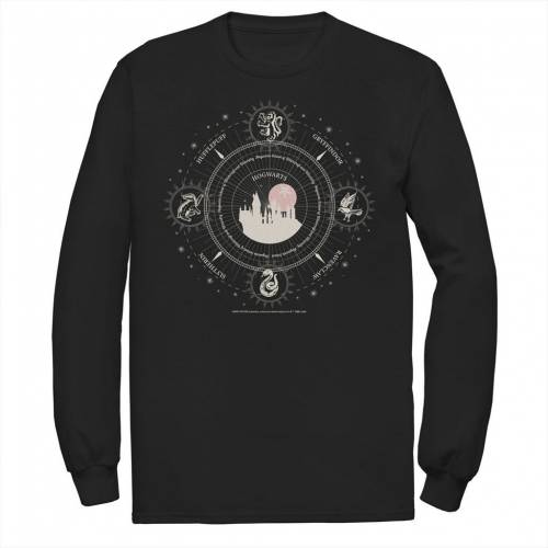 キャラクター Tシャツ 黒色 ブラック 【 LICENSED CHARACTER HARRY POTTER CELESTIAL HOUSES TEE / BLACK 】 メンズファッション トップス カットソー｜スニケス