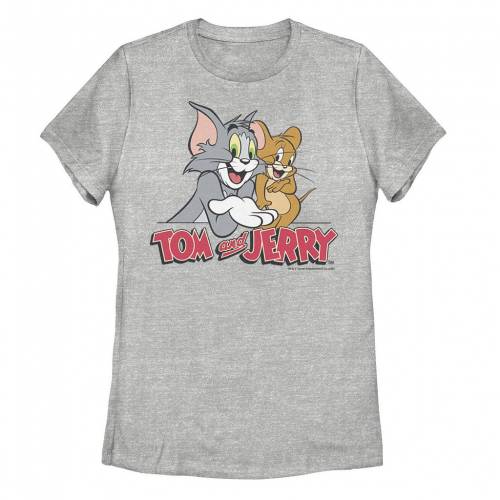 【★百貨店SALE★6/11夜夜中2時迄】文字記号 ロゴタイプ プルオーバー ギョリュウモドキ 【 LICENSED CHARACTER TOM AND JERRY PALS LOGO TEE / ATHLETIC HEATHER 】 キッズ もの言う花 マタニティ トップス カットソー