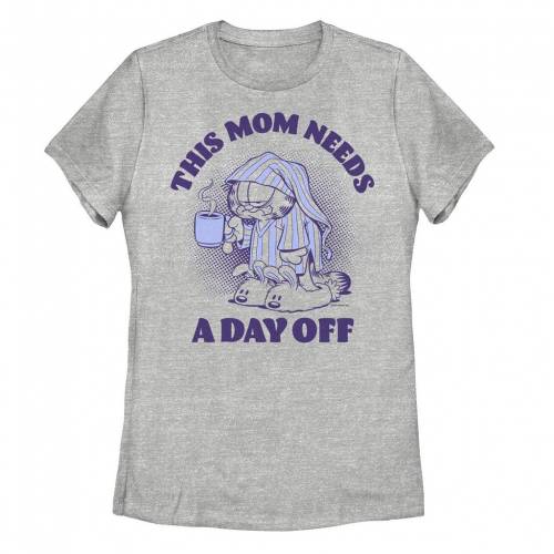 【★百貨店SALE★6/11夜夜中2時迄】文字記号 プルオーバー ギョリュウモドキ 【 LICENSED CHARACTER GARFIELD THIS MOM NEEDS A DAY OFF PORTRAIT TEE / ATHLETIC HEATHER 】 キッズ もの言う花 マタニティ トップス カットソー