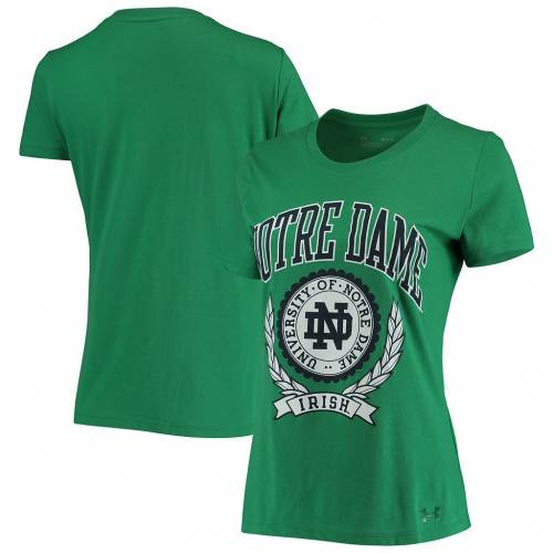 Under Armour 緑 グリーン Tシャツ アンダーアーマー ノートルダム ファイティングアイリッシュ Green Kelly Tshirt Ntd Salon Raquet De