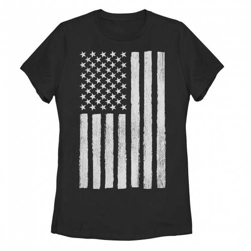 【★百貨店SALE★6/11夜夜中2時迄】グラフィック プルオーバー 黒いこと 黒いこと 【 UNBRANDED VERTICAL AMERICAN FLAG GRAPHIC TEE / BLACK 】 キッズ もの言う花 マタニティ トップス カットソー