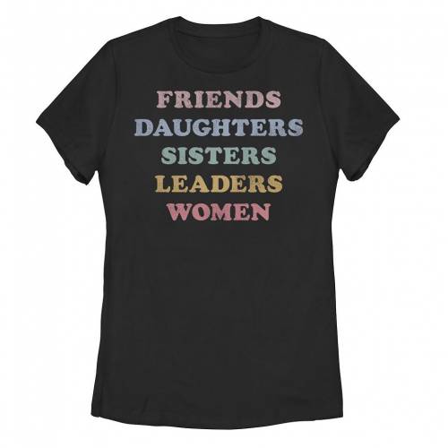 【★百貨店SALE★6/11夜夜中2時迄】プルオーバー 黒いこと 黒いこと WOMEN\u0026#34; 【 UNBRANDED FRIENDS DAUGHTERS SISTERS LEADERS TEXT TEE / BLACK 】 キッズ もの言う花 マタニティ トップス カットソー