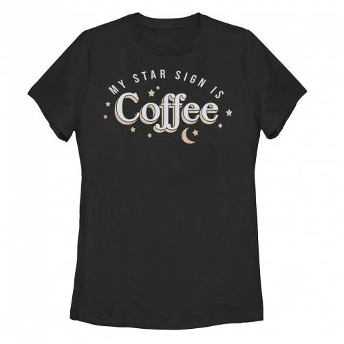 【★百貨店SALE★6/11夜夜中2時迄】プルオーバー 黒いこと 黒いこと COFFEE\u0026#34; 【 UNBRANDED MY STAR SIGN IS TEE / BLACK 】 キッズ もの言う花 マタニティ トップス カットソー