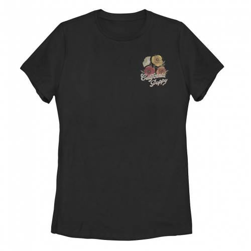 【★百貨店SALE★6/11夜夜中2時迄】プルオーバー 黒いこと 黒いこと 【 UNBRANDED CALI POPPY FLOWERS TEE / BLACK 】 キッズ もの言う花 マタニティ トップス カットソー