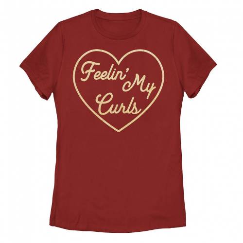 【★百貨店SALE★6/11夜夜中2時迄】プルオーバー 赤 赤いこと FEELIN\u0027 CURLS\u0026#34; 【 UNBRANDED MY HEART TEE / RED 】 キッズ もの言う花 マタニティ トップス カットソー