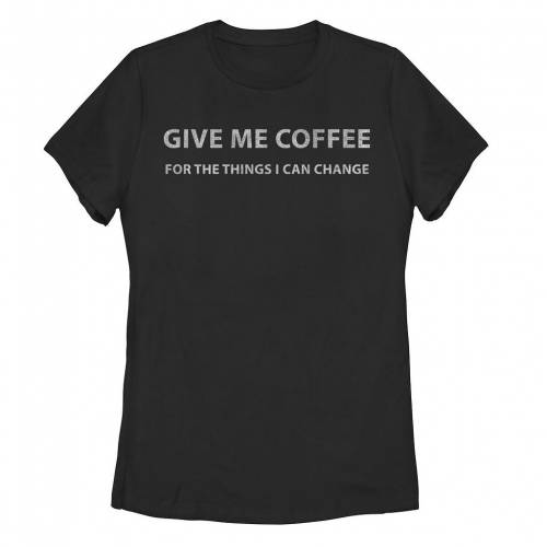 【★百貨店SALE★6/11夜夜中2時迄】プルオーバー 黒いこと 黒いこと CHANGE\u0026#34; 【 UNBRANDED GIVE ME COFFEE FOR THE THINGS I CAN TEXT TEE / BLACK 】 キッズ もの言う花 マタニティ トップス カットソー