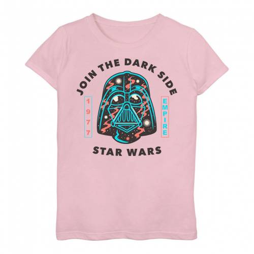 キャラクター ギャラクシー Tシャツ ピンク スターウォーズ ジュニア キッズ Pink Licensed Character Darth Vader Join The Dark Side Galaxy Tee Medfited Org