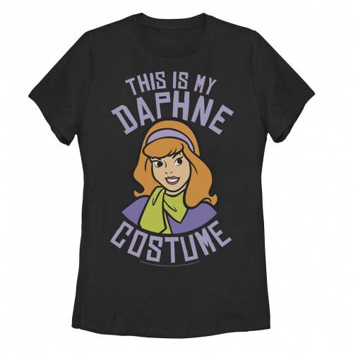 【★百貨店SALE★6/11夜夜中2時迄】文字記号 プルオーバー 黒いこと 黒いこと 【 LICENSED CHARACTER SCOOBY DOO THIS IS MY DAPHNE COSTUME TEE / BLACK 】 キッズ もの言う花 マタニティ トップス カットソー