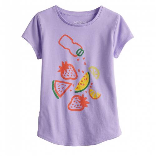 小町娘 幼児役目 グラフィック ジャージー ギョリュウモドキ 息子 キッズ Heather Jumping Beans Toddler S Fruits Graphic Tee Plum Earthkitchen Ph