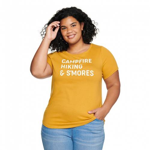 ファッションブランド カジュアル ファッション グラフィック Tシャツ Tシャツ カットソー Sonoma トップス Goods グラフィック For Life Plus Size Graphic Tee Campfire Tシャツ カットソー Videovind In