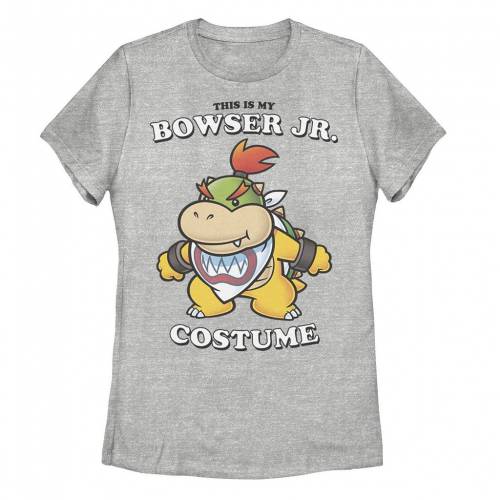 【★百貨店SALE★6/11夜夜中2時迄】文字記号 プルオーバー ギョリュウモドキ JR. 【 LICENSED CHARACTER NINTENDO THIS IS MY BOWSER COSTUME PORTRAIT TEE / ATHLETIC HEATHER 】 キッズ もの言う花 マタニティ トップス カットソー