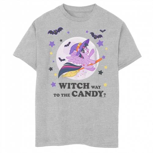 キャラクター ポニー トワイライト Tシャツ ヘザー Candy ジュニア キッズ Heather Licensed Character My Little Pony Twilight Sparkle Halloween Witch Way To The Tee Athletic Novix Com