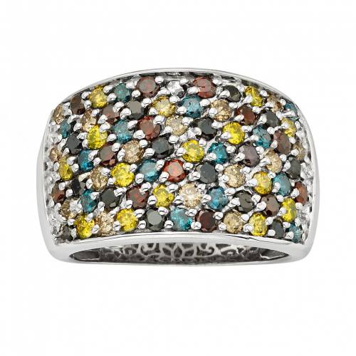 銀色 シルバー ダイヤモンド 2CT. T.W. 【 JEWELEXCESS STERLING SILVER 2-CT. DIAMOND RING / MULTI NONE 】 ジュエリー アクセサリー レディースジュエリー 指輪 リング|スニケス