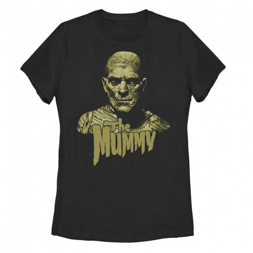 【★百貨店SALE★6/11夜夜中2時迄】文字記号 プルオーバー 黒いこと 黒いこと 【 LICENSED CHARACTER UNIVERSAL MONSTERS THE MUMMY BUST PORTRAIT TEE / BLACK 】 キッズ もの言う花 マタニティ トップス カットソー