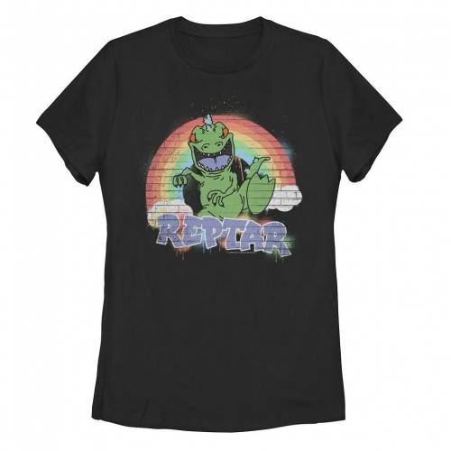 【★百貨店SALE★6/11夜夜中2時迄】文字記号 プルオーバー 【 LICENSED CHARACTER RUGRATS REPTAR SPRAY PAINT PORTRAIT TEE / 】 キッズ もの言う花 マタニティ トップス カットソー