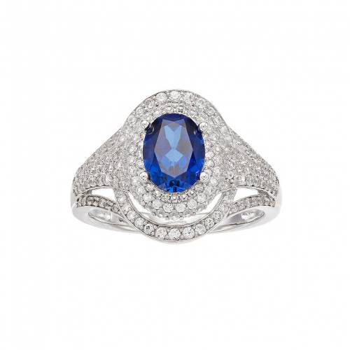 白色 ホワイト ゴールド ダイヤモンド & T.W. 【 UNBRANDED 14K WHITE GOLD SAPPHIRE 3/4 CARAT DIAMOND COCKTAIL RING / 14K WHGOLD 】 ジュエリー アクセサリー レディースジュエリー 指輪 リング