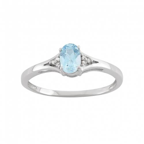 スカイ 青色 ブルー ダイヤモンド 銀色 シルバー & 【 JEWELEXCESS SKY BLUE TOPAZ DIAMOND ACCENT STERLING SILVER RING / 】 ジュエリー アクセサリー レディースジュエリー 指輪 リング