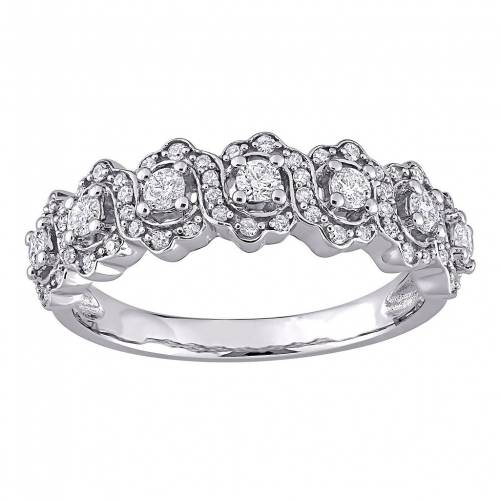 白色 ホワイト ゴールド ダイヤモンド T.W. 【 STELLA GRACE 10K WHITE GOLD 1/2 CARAT DIAMOND RING / 10K GOLD 】 ジュエリー アクセサリー レディースジュエリー 指輪 リング