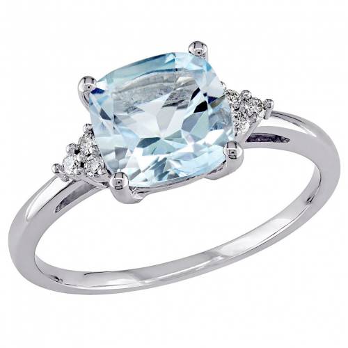 白色 ホワイト ゴールド 青色 ブルー ダイヤモンド & 【 STELLA GRACE 10K WHITE GOLD BLUE TOPAZ DIAMOND ACCENT RING / 10K WHITE GOLD 】 ジュエリー アクセサリー レディースジュエリー 指輪 リング