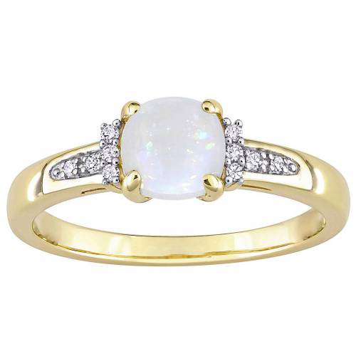 ゴールド 白色 ホワイト ダイヤモンド & 【 STELLA GRACE 10K GOLD WHITE OPAL DIAMOND ACCENT GEOMETRIC RING / 10K GOLD 】 ジュエリー アクセサリー レディースジュエリー 指輪 リング｜スニケス