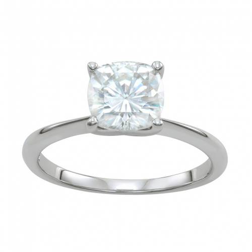 白色 ホワイト ゴールド & T.W. 【 CHARLES & COLVARD 14K WHITE GOLD 2 3/8 CARAT LAB-CREATED MOISSANITE SOLITAIRE RING / 14K WHGOLD 】 ジュエリー アクセサリー レディースジュエリー 指輪 リング