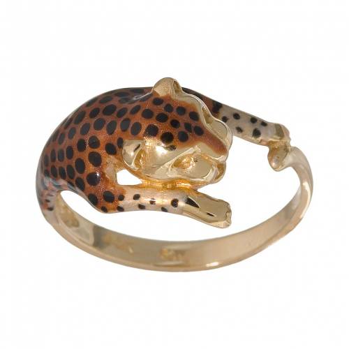 ゴールド ヒョウ柄 レオパード ニューヨーク 【 NEW YORK GOLD DESIGNS 14K GOLD LEOPARD RING / 14K GOLD 】 ジュエリー アクセサリー レディースジュエリー 指輪 リング
