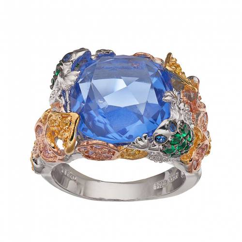 銀色 シルバー 【 UNBRANDED SOPHIE MILLER STERLING SILVER GEMSTONE COCKTAIL RING / MULTI NONE 】 ジュエリー アクセサリー レディースジュエリー 指輪 リング｜スニケス