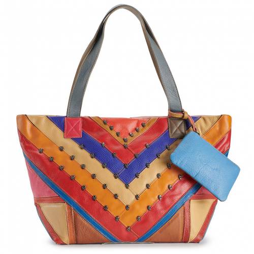 レザー 虹色 レインボー バッグ コイン 【 AMERILEATHER SIMONDA LEATHER RAINBOW TOTE BAG AND COIN POUCH SET / 】 レディースバッグ|スニケス
