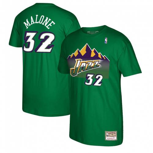 緑 グリーン ユタ ジャズ Tシャツ 2 0 Green Unbranded Mitchell Ness Karl Malone Kelly Reload Name Number Tshirt Jaz Fitzfishponds Com